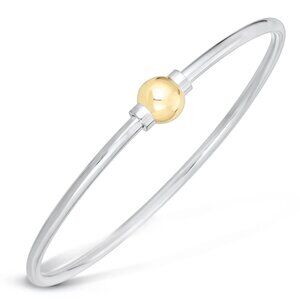 14k Gold and Sterling Silver Bracelet
